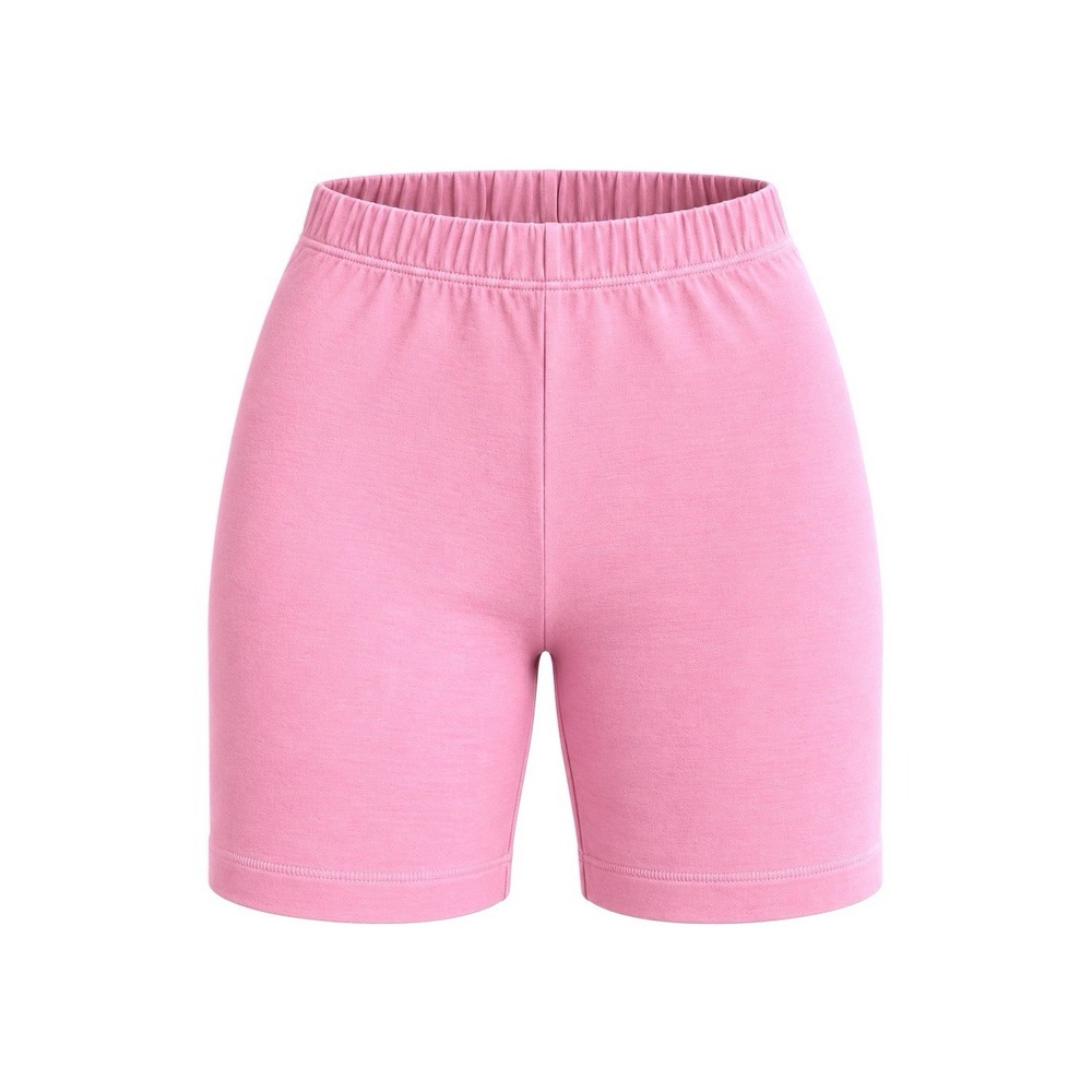 NWT Skims Bubble Gum Pink Cotton Blend 6" Biker Shorts XS Sporty Gym Work Out